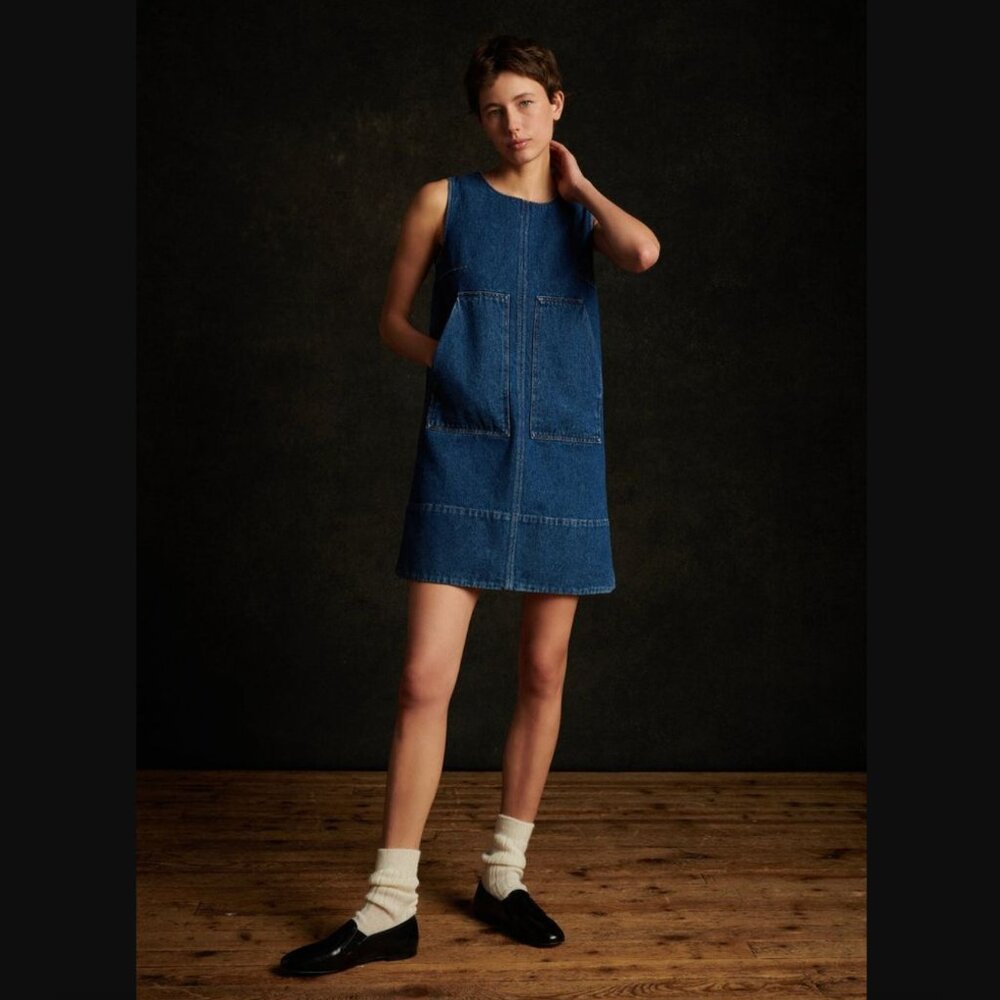 Soeur Mitsouko Denim Dress NWT
